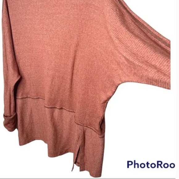 We The Free People Londontown Thermal Tunic Top in Rust, XS - Picture 6 of 12